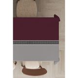 RugViva Leke Tutmayan Dokuma Elit Yıkanır Kumaş Avangarde Masa Örtüsü MSO141 - 140 x 100 cm - Bordo