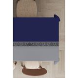RugViva Leke Tutmayan Dokuma Elit Yıkanır Kumaş Avangarde Masa Örtüsü MSO144 - 140 x 100 cm - Gri