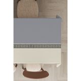 RugViva Leke Tutmayan Dokuma Elit Yıkanır Kumaş Avangarde Masa Örtüsü MSO145 - 140 x 100 cm - Krem