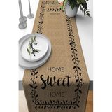 Rugviva Leke Tutmaz Premium Tay Tüyü Dokuma Kumaş Masa Örtüsü Runner Hasır Görünümlü 40X140Cm Rnr184
