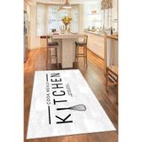 Rugviva Makinede Yıkanabilen Kaymaz Taban Mutfak Halısı Ar798, Vizon, 80 X 200