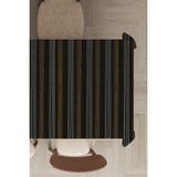 RugViva Masa Örtüsü Leke Tutmayan Dokuma Elit Yıkanır Leke Tutmayan Kumaş Sade Desen MSO167 - 140 x 260 cm - Siyah
