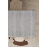 Rugviva MSO090 Dokuma Elit Kumaş Sade Desen Açık Gri Leke Tutmayan 140x100 cm Masa Örtüsü