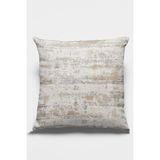 RugViva Premium Tay Tüyü Çift Taraflı Kırlent Yastık Kılıfı Dokuma Vintage Kumaş 43X43 Cm KRL128 - 43 x 43 cm - Bej