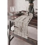 Rugviva RNR406 Elit Tay Tüyü Dokuma Leke Tutmaz Kumaş Runner Style Renkli 40x140 cm Masa Örtüsü