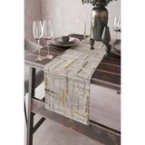 Rugviva RNR407 Tay Tüyü Dokuma Elit Leke Tutmaz Kumaş Runner Style Camgöbeği 40x140 cm Masa Örtüsü