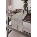 Rugviva RNR410 Runner Elit Tay Tüyü Dokuma Leke Tutmaz Kumaş Style Kiremit 40x140 cm Masa Örtüsü