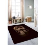 Rugviva RV332 Kaymaz Tabanlı Makinede Yıkanabilir Arap Kızı Halı