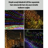 Ruhes 8 Modlu LED Işık Zinciri Iç Mekan Dekoratif Aydınlatma - Çok Renkli