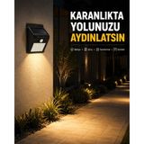 Ruhes Enerji Tasarruflu ve Otomatik Sensörlü LED Güneş Işığı – Dış Mekan Uyumlu - Çok Renkli