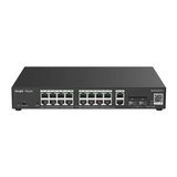 Ruıjıe Reyee 16Port Rg-Es220gs-P Gıgabıt 2-Uplınk 2-Sfp 250W Yönetilebilir Poe Swıtch