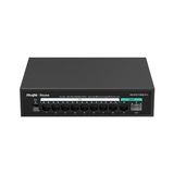 Ruijie Reyee RG-ES110GS-P-L 8 Port Gigabit + 1xgb RJ45/1XSFP Uplink 120W Poe Switch - Tek Seçenek