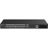 Ruijie Reyee RG-ES228GS-P 28 Port 370 W 2xSfp 2xRj45 Uplink Yönetilebilir Gigabit PoE Switch