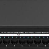 Ruijie-Reyeerg-Es110gs-P-L 8 Port Poe+ 10-100-1000 Mbps 1 Port 10-100-1000 Mbps Uplink + 1 Port Sfp