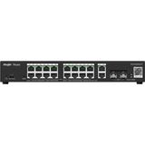 Ruijie Ruıjıe Reyee RG-ES220GS-P 20PORT, 16 Port Gigabit Poe, 250W, 2 Port Gigabit Uplink, 2 Port Sfp, Colud Yönetilebilir Switch Metal Kasa - İSİMDEKİ ÖZELLİKLER DOĞRUDUR