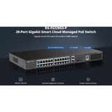 Ruijie Ruıjıe Reyee RG-ES228GS-P 28PORT ,24 Port Poe 370W, 2port Gigabit Uplink, 2 Port Sfp, Colud Yönetilebilir Switch Metal Kasa - İSİMDEKİ ÖZELLİKLER DOĞRUDUR