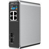 Ruijie Ruıjıe Reyee RG-NIS2100-4GT2SFP-HP 4 Port Gigabit Poe, 120W, 2port Sfp, Endüstriyel Switch