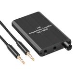 RuiPuo Taşınabilir Kulaklık Amfi 3,5 mm Stereo Ses Çıkışı, Lityum Pil ile Çalışır, KAZANÇ Desteği, iPhone/Cep Telefonu/MP3/MP4/Bilgisayarlar vb. için Kulaklık Amplifikatörü.