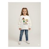 Ruki Çocuk Pelüş Kollu Payetli Yılbaşı Kız Çocuk Sweatshirt