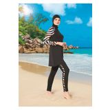 Ruko Maio 22128-1 Reglan Kol Micro Lycra Kumaş Tam Tesettür Mayo