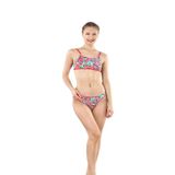 Ruko Maio Ruko 2264-2 Kiz Çocuk Çiçekli Narçiçeği Bikini Nar Çiçeği 4 Yaş