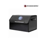 Rukye Shop Volkswagen Marka Logolu Oto Bagaj Organizer Çanta Oto Bagaj Çantası 2 Bölmeli Suni Deri