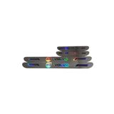 Rukye Shop Volvo Hologram Logolu Araca Özel Marka Logolu Aynalı Kapı Eşiği Koruyucu Yapıştırma 4'lü Set