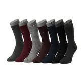 Rules Of Life Man's Socks Erkek Pamuklu Çorapları 7'li Paket – Nefes Alabilen Günlük Konforlu Erkek Çorapları – Yumuşak ve Dayanıklı Kumaş, Kaymaz Elastik Manşet, Günlük Giyim