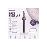 Rulia Professional Mor Bantlı Ağır Karbit Freze Ucu Çam Tipi Kontrollü Söküm Nail Drill Bit