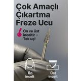 Rulia Professional RULIA 2 Fonksiyonlu Protez Tırnak Çıkartma Freze Ucu – Sert (Yeşil Bantlı) | Karbit Materyal