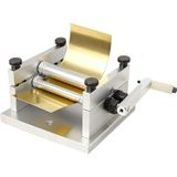 Rulo Makinesi, Manuel Plaka Haddeleme Makinesi, Metal için Ayarlanabilir Silindirler ile 60mm Hassas Sac Rulo Bükme Aleti, Ev Atölye Modeli