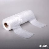 Rulo Şeffaf Market Poşet Torba Hışır Atlet Poşet Büyük Boy 200'lü 3 Rulo
