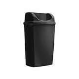 Rulopak Duvara Monte Çöp Kovası 25 Litre Siyah Beyaz