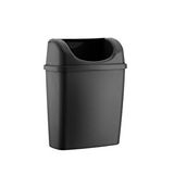 Rulopak Duvara Monte Çöp Kovası 6 Litre Siyah Beyaz