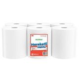 Rulopak Hareketli Havlu 2 Katlı 21 Cm 150 Metre 6'lı Paket Beyaz