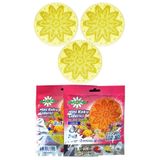 Rulopak Mini Lavabo Pisuvar Süzgeci Koku Giderici (Limonlu) 3'Lü Paket