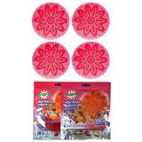 Rulopak Mini Lavabo Pisuvar Süzgeci Koku Giderici (Tropical) 4'Lü Paket
