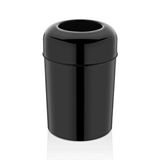 Rulopak Pota Kapak Çöp Kovası 15 Litre Siyah Beyaz