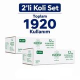 Rulopak Sensörlü Hijyenik Klozet Kapağı Rulosu 2’li Set (Toplam 1920 Kullanım) R-1314 Uyumlu
