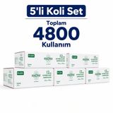 Rulopak Sensörlü Hijyenik Klozet Kapağı Rulosu 5’li Set (Toplam 4800 Kullanım) R-1314 Uyumlu