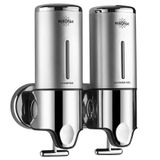 RulopakT Çekmeli Paslanmaz Sıvı Sabunluk Seti 2 x 500 ml