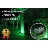 Rultech Wallwasher LED Aydınlatma Duvar ve Ağaç Boyama Su Geçirmez 12CM/3W/300LM - Yeşil