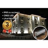 Rultech Wallwasher LED Aydınlatma Duvar ve Ağaç Boyama Su Geçirmez 35CM/12W/1200LM - Beyaz-6500K