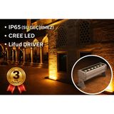 Rultech Wallwasher LED Aydınlatma Duvar ve Ağaç Boyama Su Geçirmez 67CM/24W/2400LM - Amber