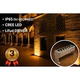 Rultech Wallwasher LED Aydınlatma Duvar ve Ağaç Boyama Su Geçirmez 67CM/24W/2400LM - Gün Işığı - Sarı