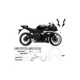 Run Grafik Shop YAMAHA YZF R7M WHİTE STİCKER SET
