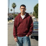 Runades 3 Iplık Erkek Fermuarlı Kapşonlu Sweatshirt Hırka