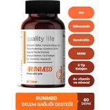 Runmed 60 Tablet Glukozamin Msm Kondroitin Tip 2 Kolajen, Vitamin D3 K2, Yumurta Kabuğu Zarı, Akgünlük ( glucosamine chondroitin msm )