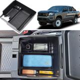 RUNROAD 2022 2023 Nissan Frontier Pickup Kamyon Aksesuarları ile Uyumlu Orta Konsol Düzenleyici, Bozuk Para Konteyneri İkincil Saklama Kutusu Ekleme Tepsisi, Siyah