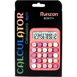 Runzon Renkli Elektronik Hesap Makinesi Pembe Rz817